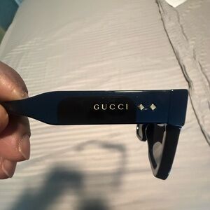 Gucci Men's Navy Sunglasses